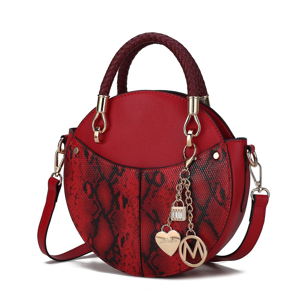 6615 Crossbody Bag , Handbag Lady circle Purse Messenger